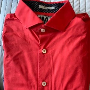 Electric red 1mx express shirt. Small button down